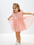 LC Waikiki Crew Neck Lace Baby Girl Dress
